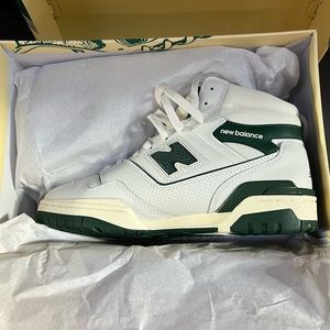 New balance x aime leon dore 650 r white green 10